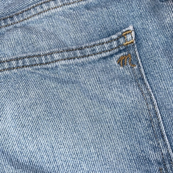 Madewell The Mom Jean Distressed Denim Women Shorts size 28- Flaw - Picture 3 of 9